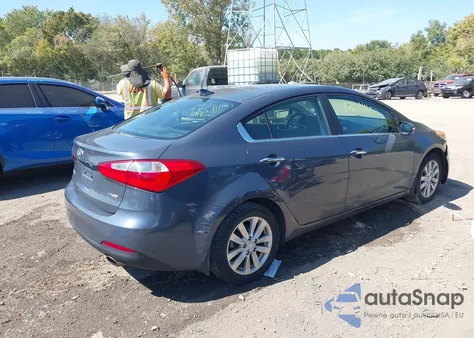 2014 Kia Forte Ex из США, поврежденный, VIN KNAFX4A86E5082924